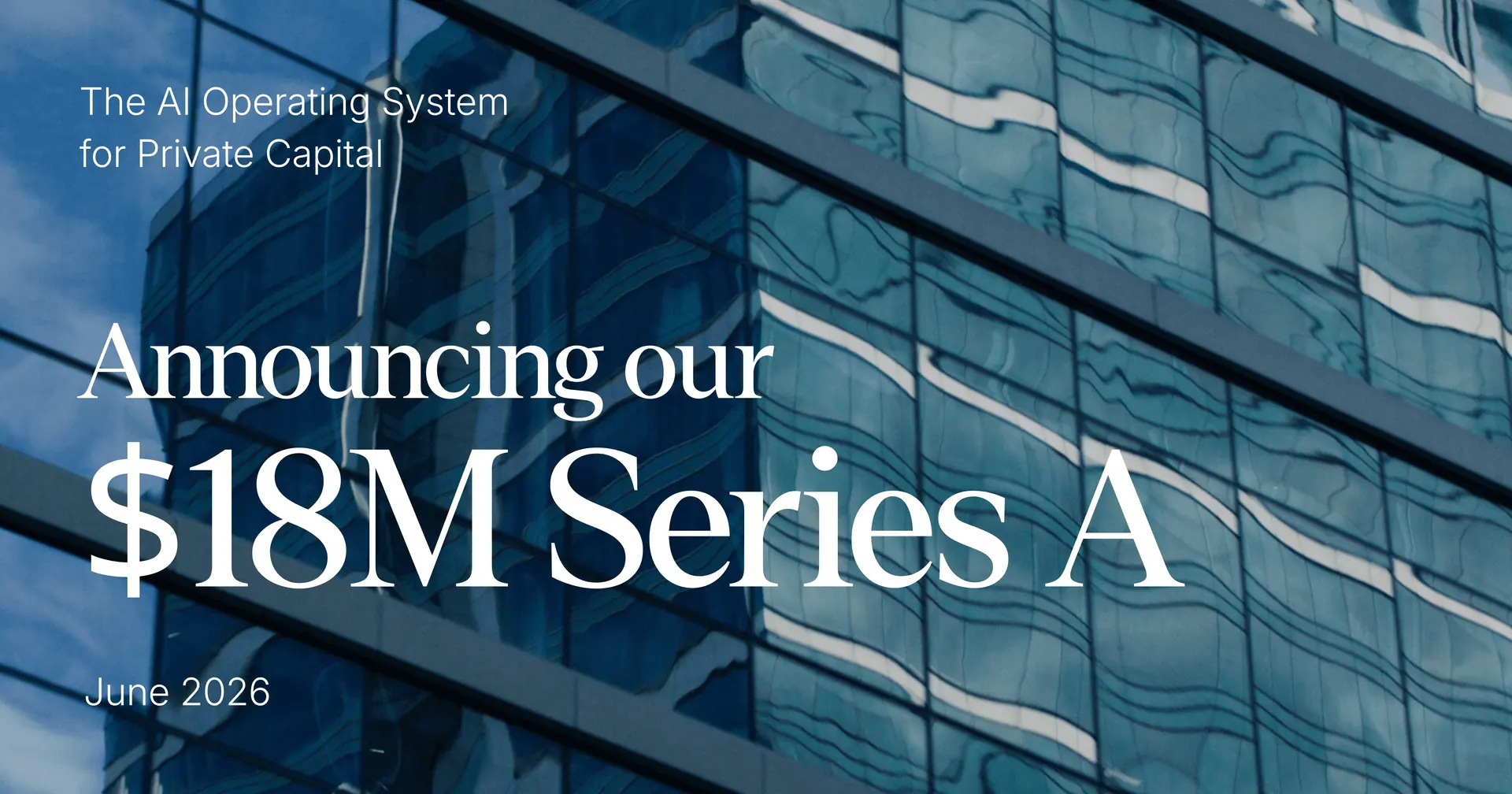 Announcing our $18M Series A