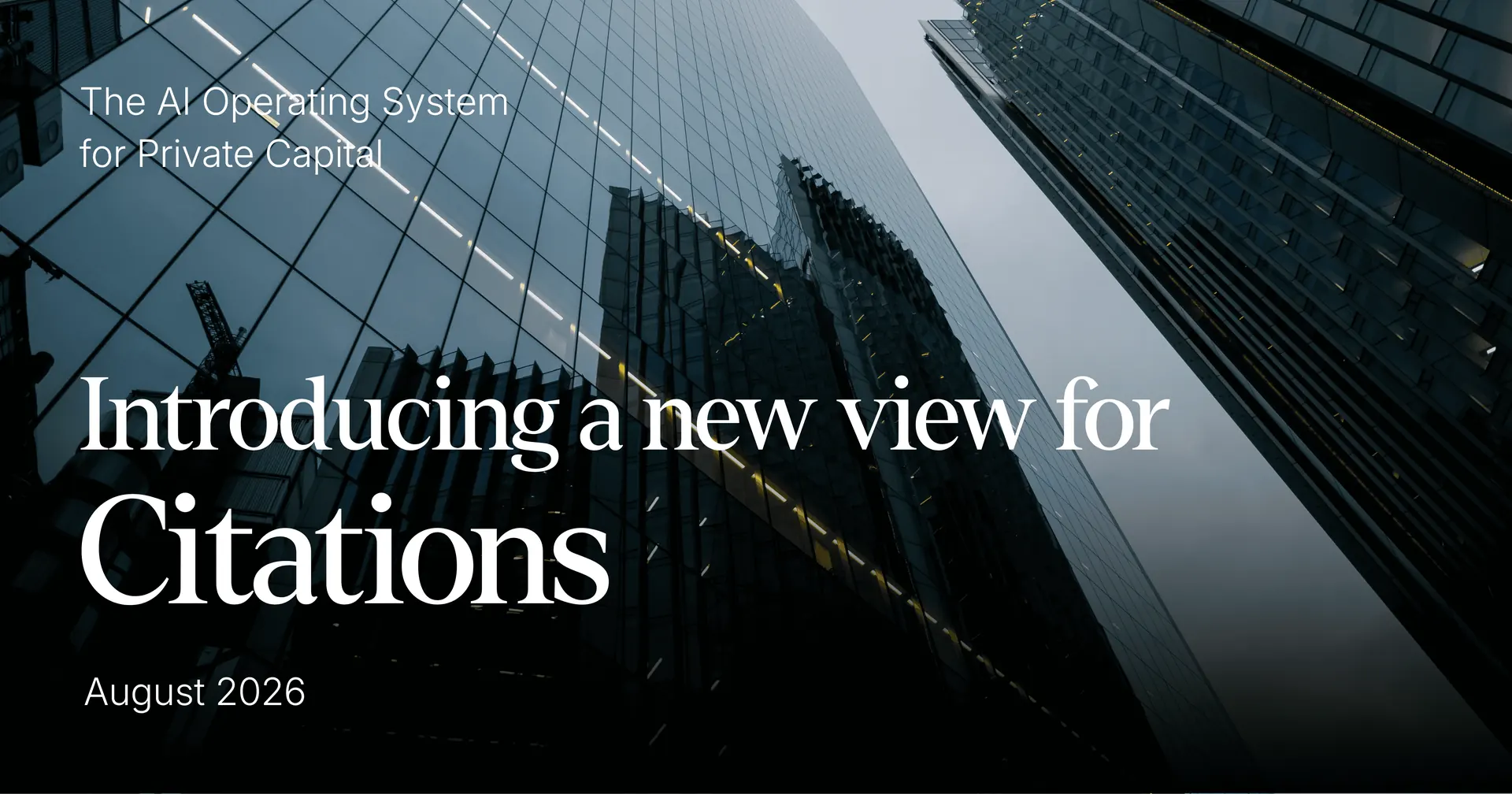 Introducing a new view for Citations
